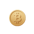 Bitcoin Kryptow&auml;hrung Logo f&uuml;r Casino Einzahlungen