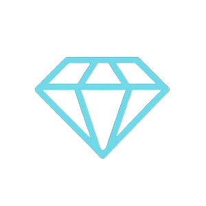 Betsoft Provider Logo mit geometrischem Diamant-Icon in Cyan