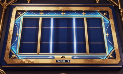Exklusiver branded Slot mit Gold-Blau-Design im premium Online Casino