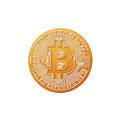 Bitcoin Kryptow&auml;hrung Logo f&uuml;r Krypto Casino Einzahlungen